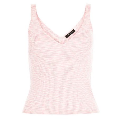 Bright Pink Twisted Yarn Crop Top | New Look