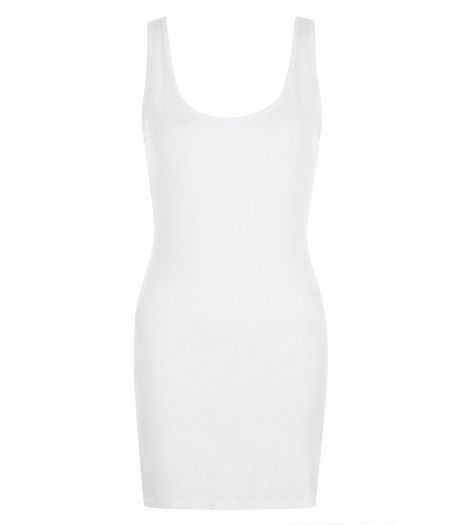 White Longline Vest | New Look