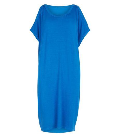Apricot Blue Cold Shoulder Dress | New Look