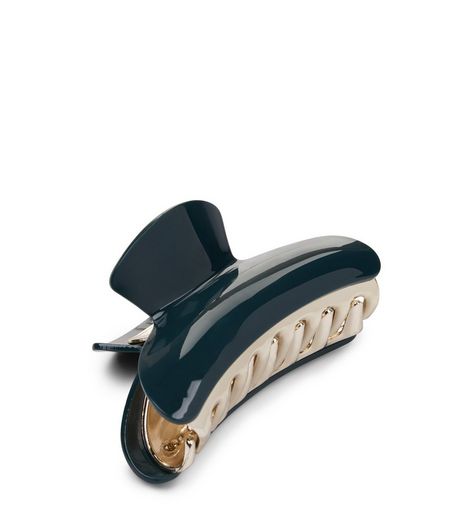 Dark Green Bulldog Clip | New Look