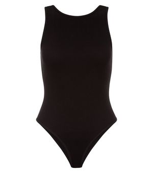 ribbed bodysuit sleeveless tops womens