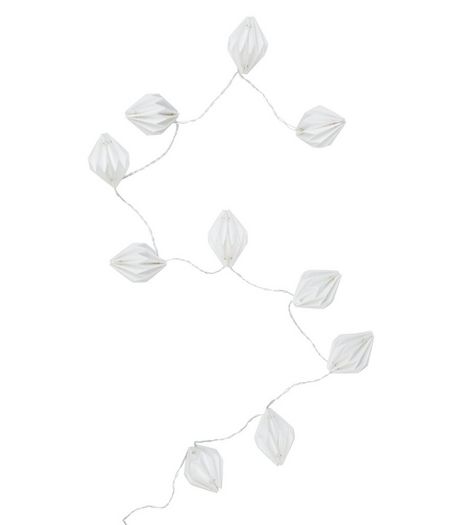 White Paper Origami Fairylights | New Look