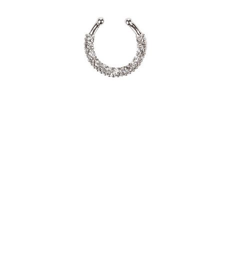 Crystal Diamante Septum Ring | New Look