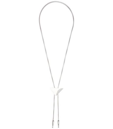 Silver Triangle Western Rope Necklace | New Look