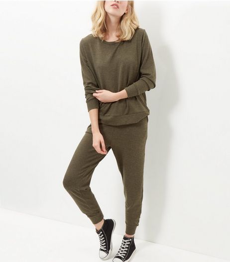 Tall Khaki Drawstring Joggers | New Look