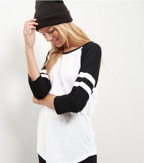 Tall White Raglan Top | New Look