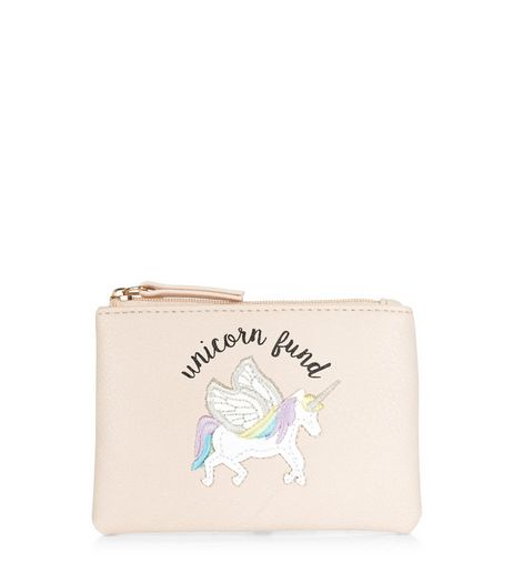 Stone Unicorn Fund Zip Top Coin Purse | New Look