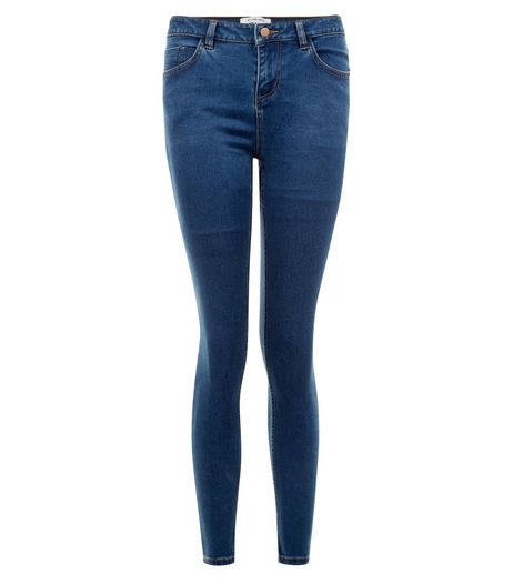 Petite Blue Skinny Jeans | New Look