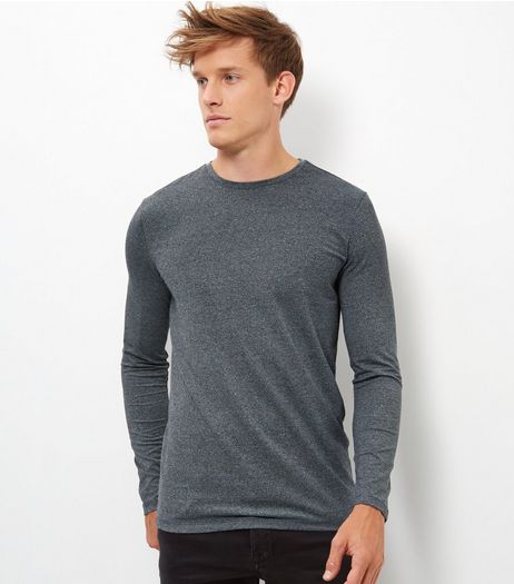 Grey Basic Crew Neck T-Shirt | New Look
