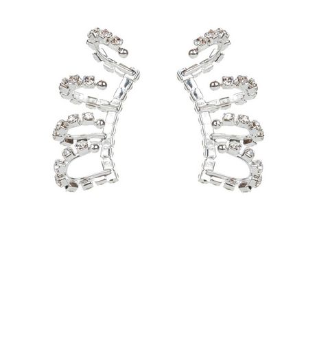 Crystal Diamante Ear Cuffs | New Look