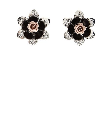 Pink Rose Stud Earring | New Look