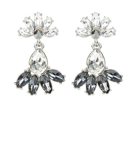 Crystal Teardrop Chandelier Earrings | New Look