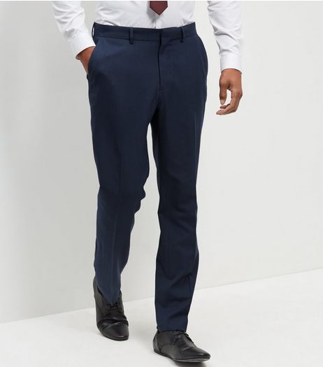 Blue Regular Suit Trousers | New Look