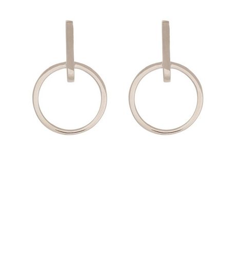 Silver Circle Hoop Earrings | New Look