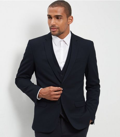 Blue Slim Fit Suit Jacket | New Look