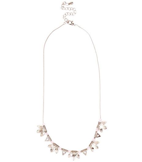 Silver Flower Necklace | New Look