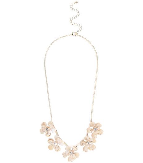 Pink Flower Necklace | New Look