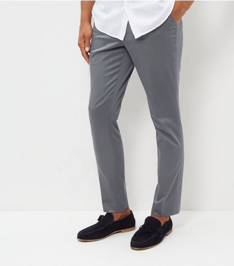 Grey Skinny Chinos | New Look