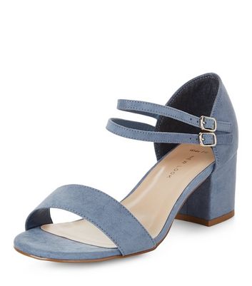small block heel wide fit