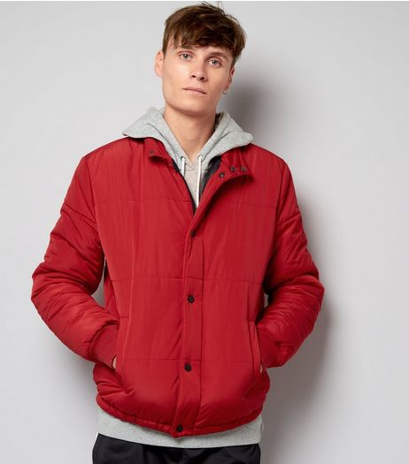 Red Quilted Jacket | New Look