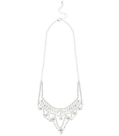 Crystal Diamante Necklace | New Look