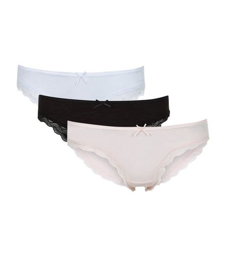 Maternity 3 Pack Under Bump Briefs | New Look