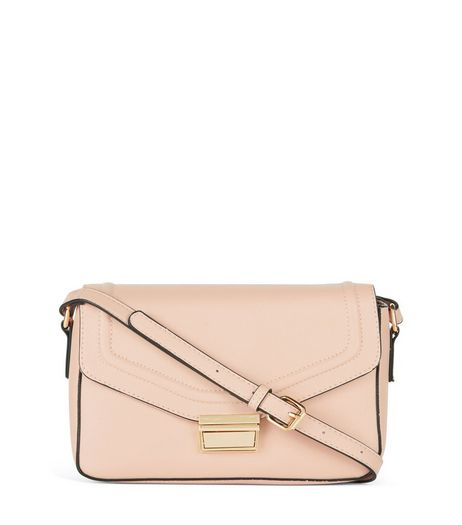 Shell Pink Across Body Bag | New Look