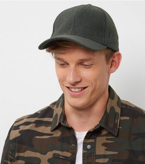 Khaki Warm Handle Curved Peak Cap | New Look
