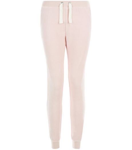 Teens Pink Velour Joggers | New Look