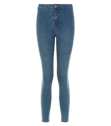 Petite Blue Skinny Jeans | New Look