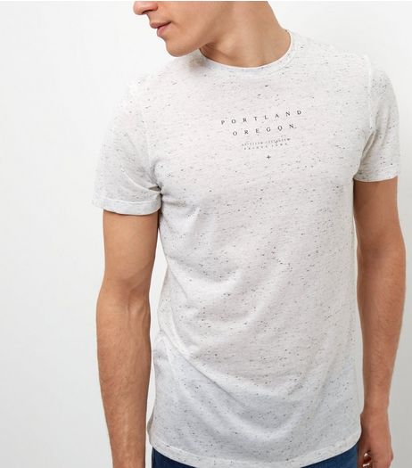 Cream Portland Oregon T-Shirt | New Look