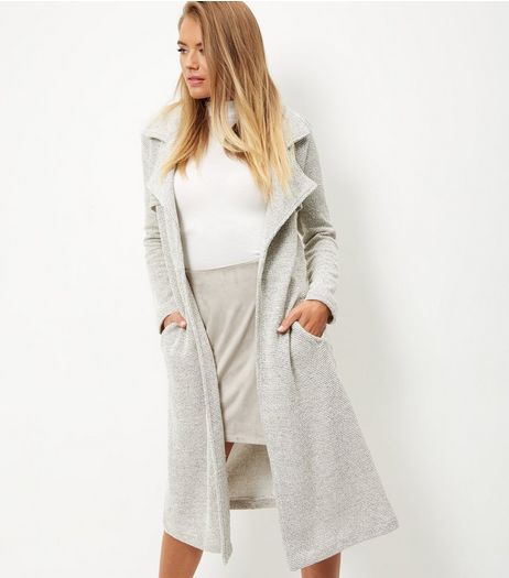 Anita and Green Grey Belted Jacket | New Look