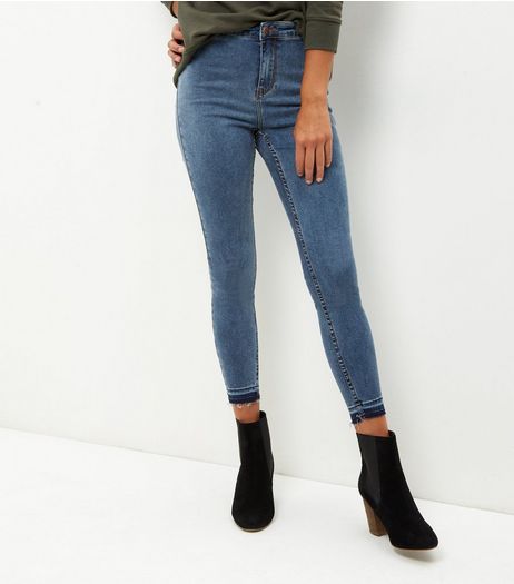 Blue High Waisted Skinny Jeans | New Look