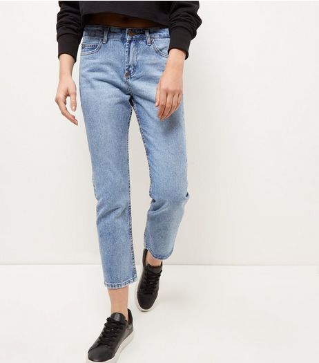Blue Straight Leg Jeans | New Look