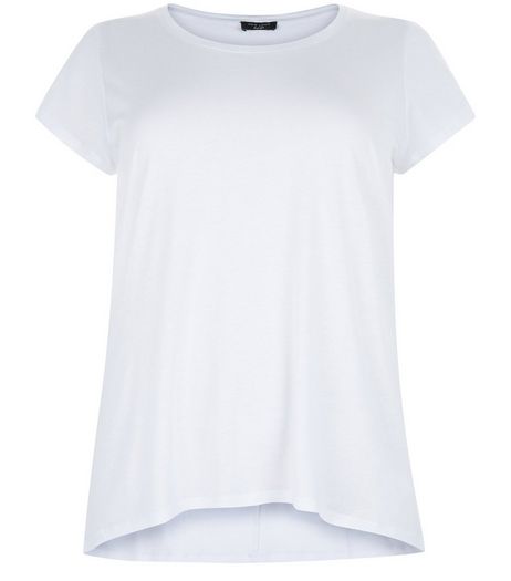 Curves White T-Shirt | New Look