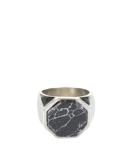 Silver Stone Ring | New Look
