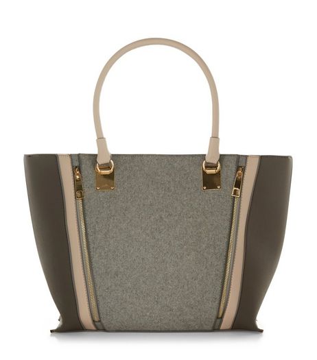 Cream Felt Tote Bag | New Look