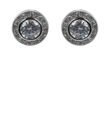 Crystal Cubic Zirconia Stud Earrings | New Look