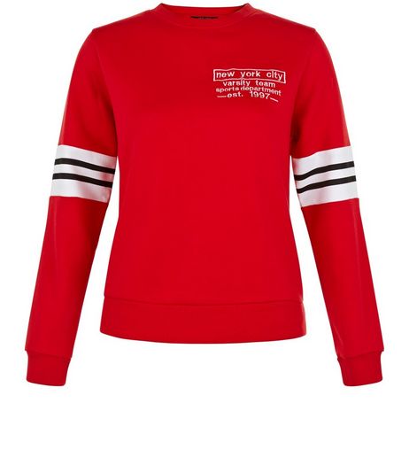 Teens Red New York City Sweater | New Look