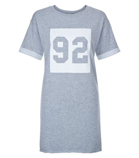 Teens Grey 92 Sweater Dress | New Look