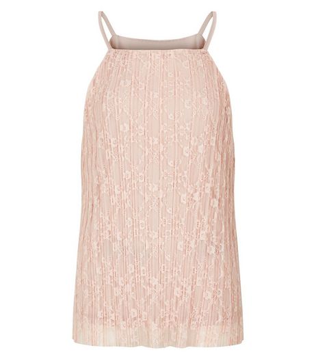 Teens Pink Pleated Floral Cami | New Look