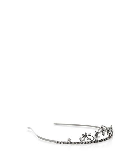 Crystal Floral Tiara | New Look