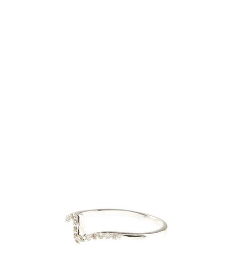 Sterling Silver Squiggle Ring | New Look