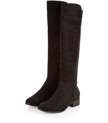 slim leg thigh high boots