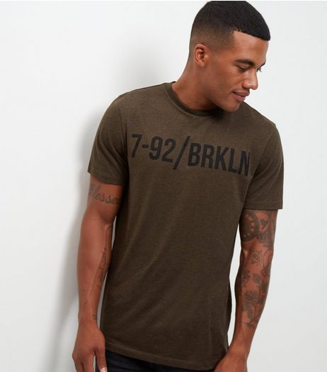 Khaki 792 Brooklyn T-Shirt | New Look