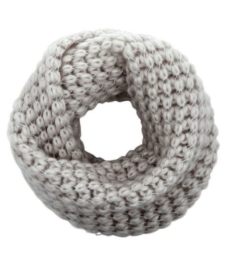 Light Grey Knitted Snood | New Look