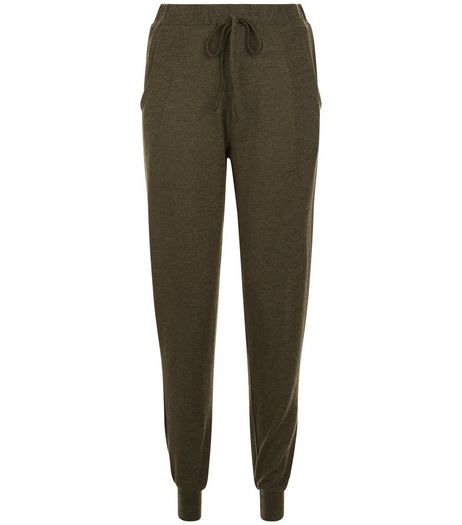 Khaki Cuffed Joggers | New Look