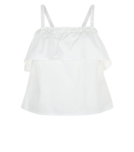 White Layered Cami | New Look