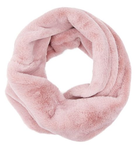 Pink Faux Fur Snood | New Look