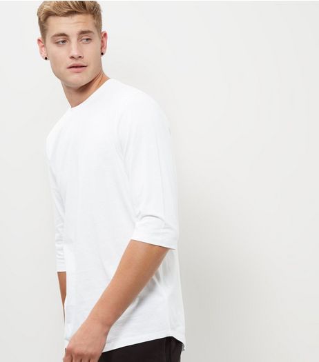 White 3/4 Sleeve Top | New Look